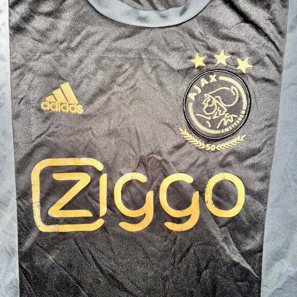 Ajax Adidas 20/21 3rd Jersey 50th Anniversary European Cup Win Soccer Jersey - Picture 12 of 12
